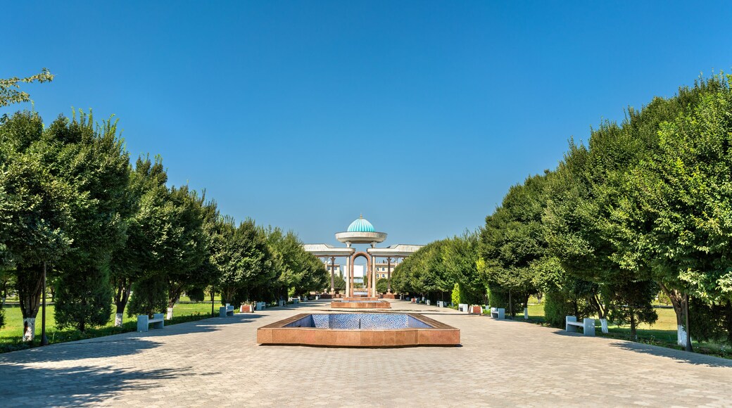 Jalal ad-Din Mingburnu Park in Urgench, Uzbekistan