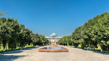 Jalal ad-Din Mingburnu Park in Urgench, Uzbekistan