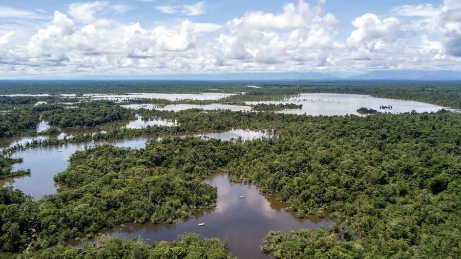 Foto aerea Ciénaga - Colombia