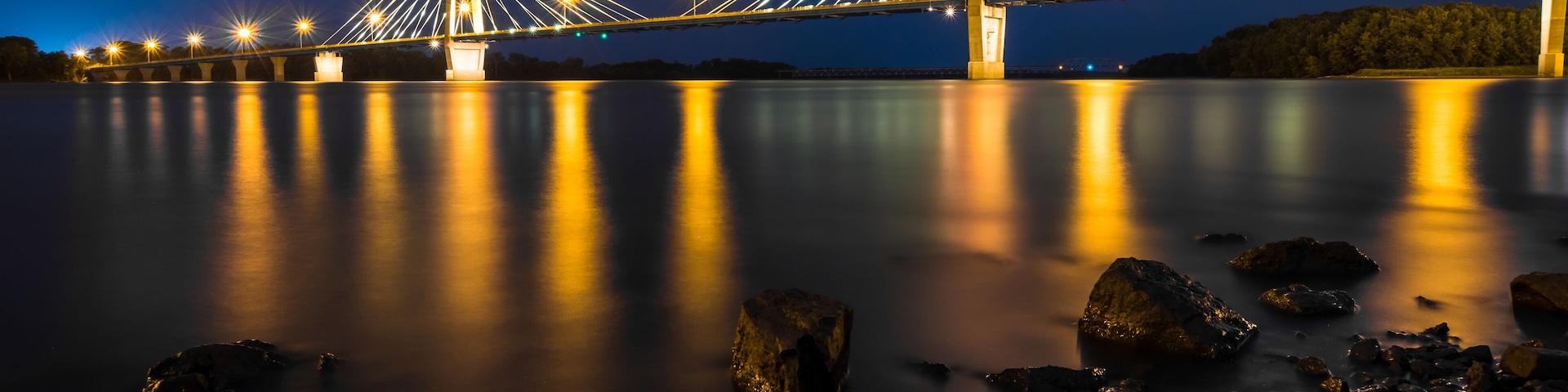 Taken during the Rio Olympics, the Bayview Bridge lit up in Gold.
#golden