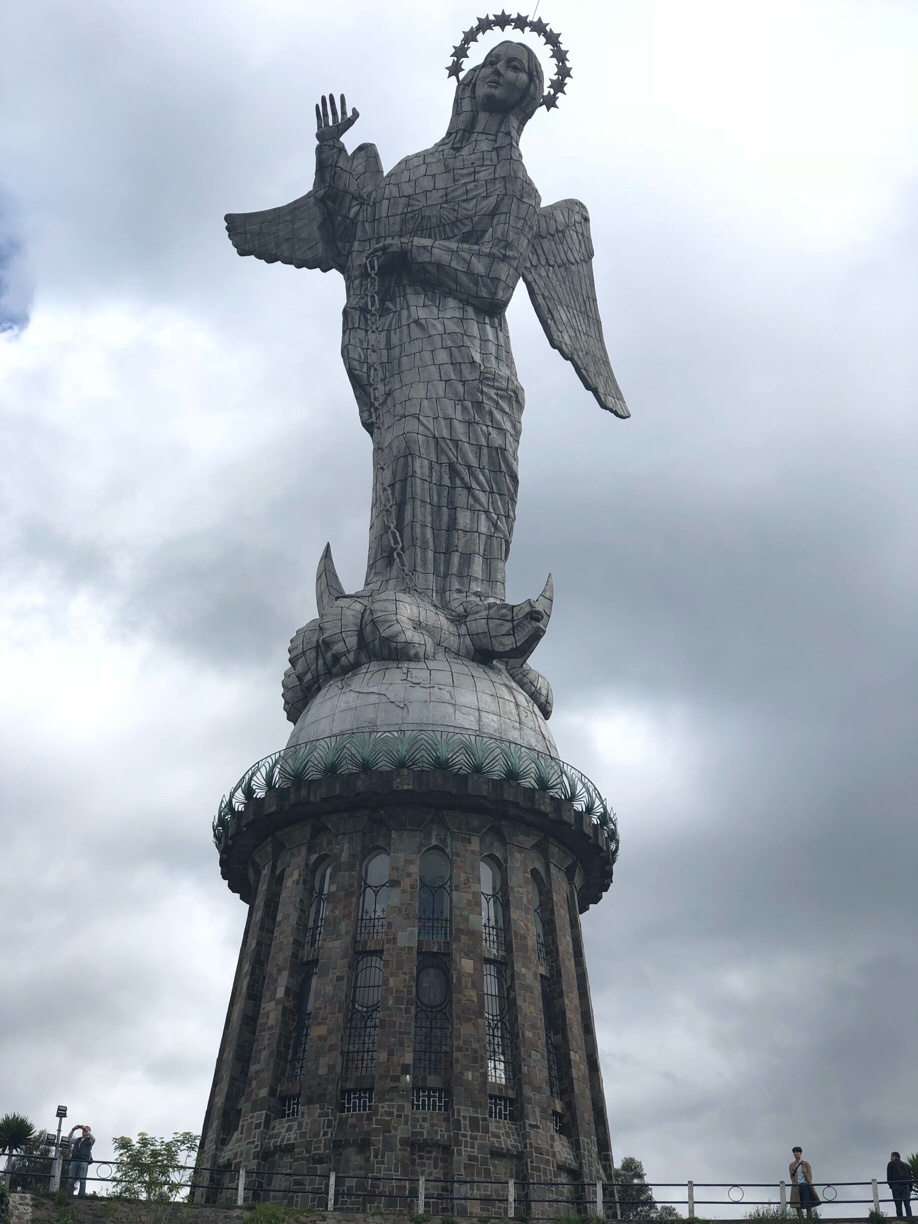 Huge Virgin Mary statue here 