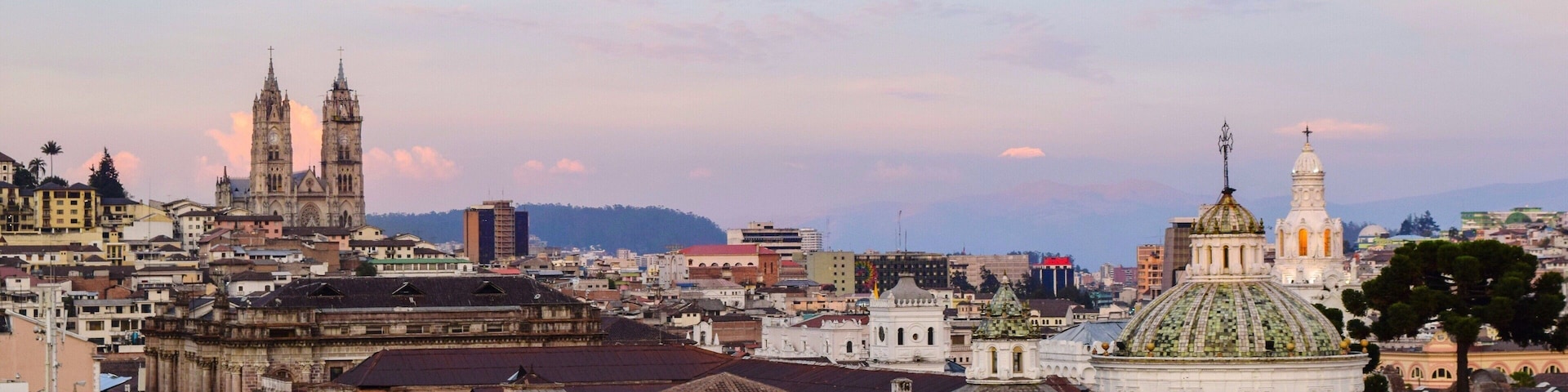 For the best view of Quito from above head to the rooftop bar at Casa Gangotena. I recommend going just before sunset and trying one of the hotel's local specialty cocktails. #LifeAtExpediaGroup