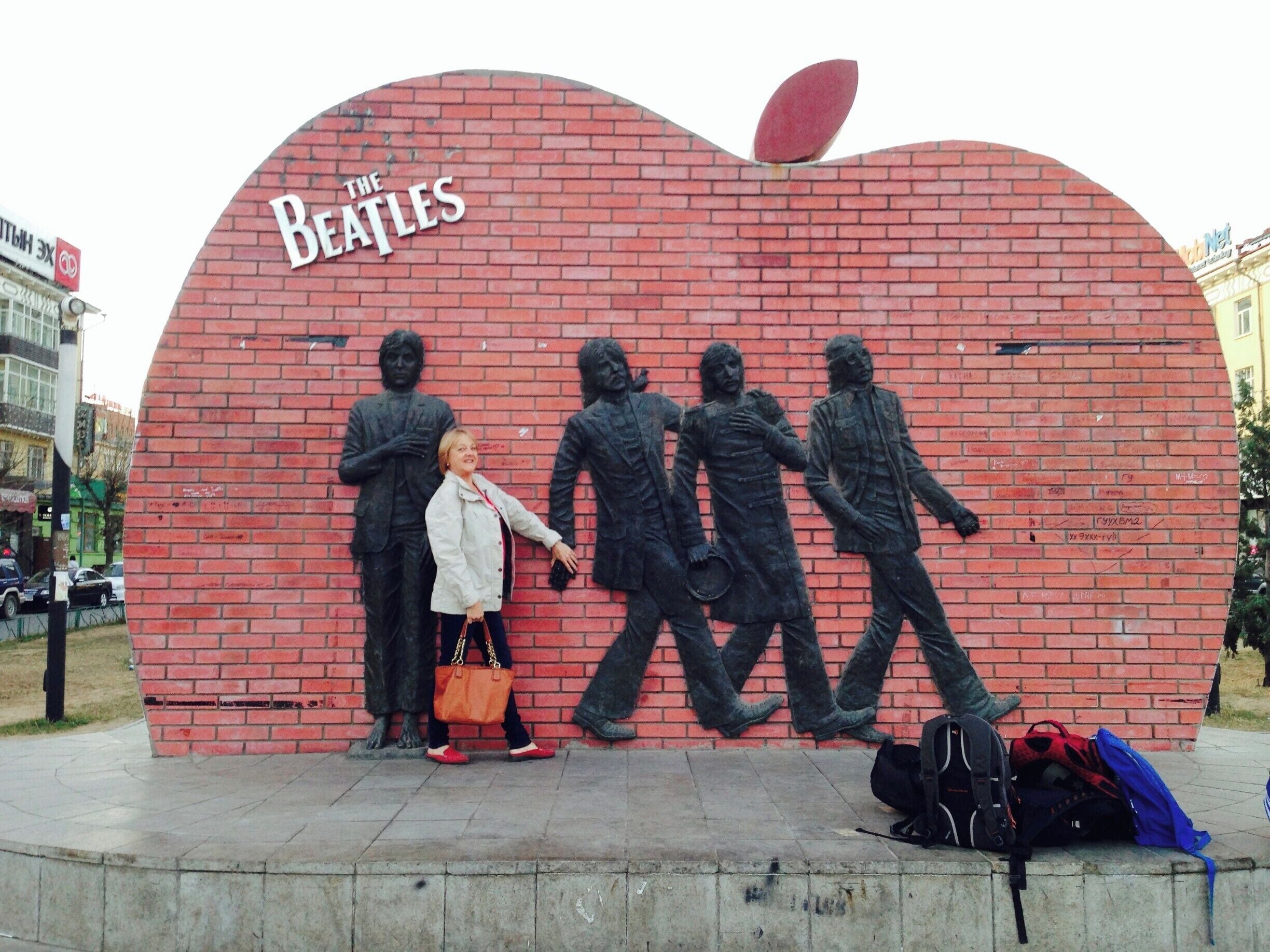 There is a reason behind the statue being in Ulaanbaatar. It is one of only seven Beatles memorials around the world. Who would have thought so few, but one here?
http://www.thetravelpop.com/7-beatles-memorials-around-the-world/ #Beatles 