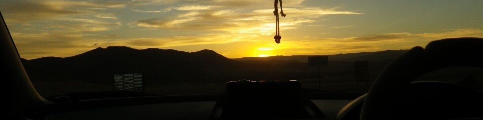 Somewhere off the beaten path on the Mongolian steppe, driving on a ramshackle road with a hired driver. With a broad sky and gorgeous sunset above, sometimes it doesn't really matter where you are going...what matters is where you are. #TroverDetour