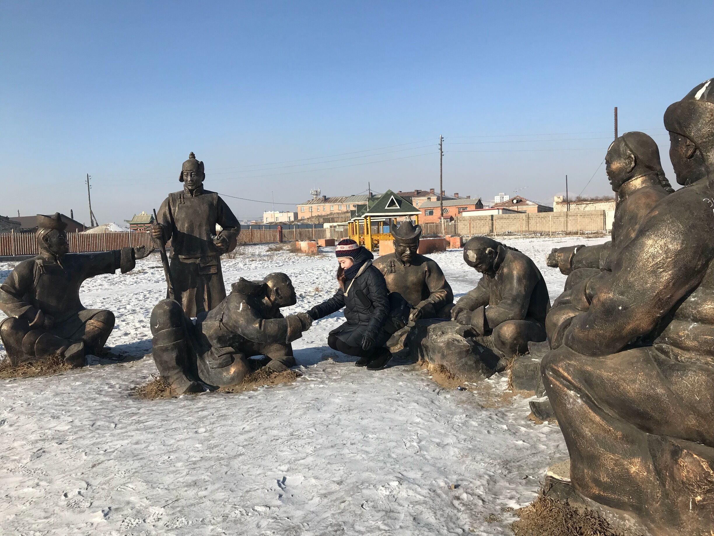 Greeting with historical figures :)