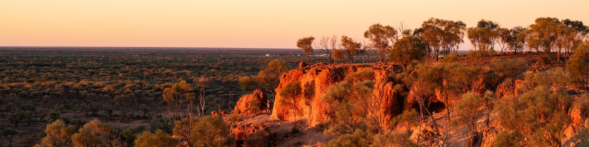 Sunset over Baldy Knob, Quilpie, Queensland