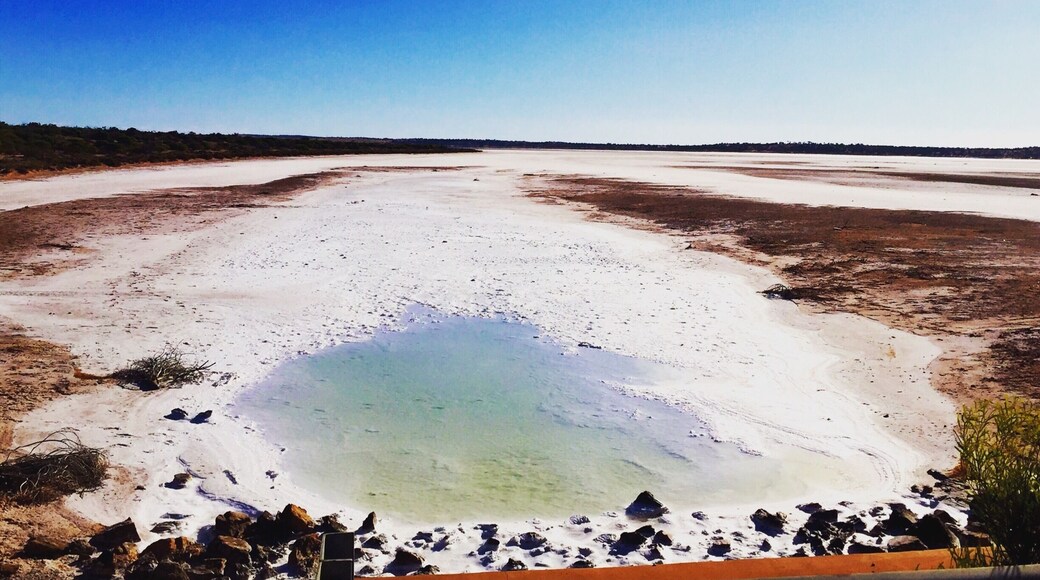 One of many salt lakesin Southern Australia
