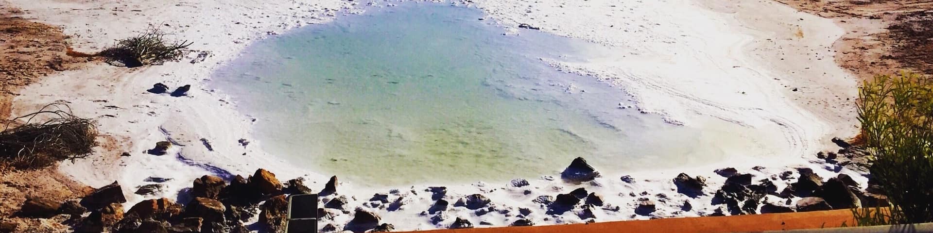 One of many salt lakesin Southern Australia