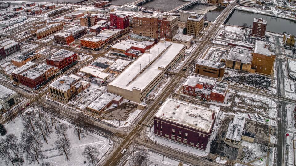 Waterloo is a City in Iowa on the Cedar River