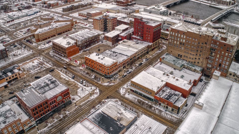 Waterloo is a City in Iowa on the Cedar River