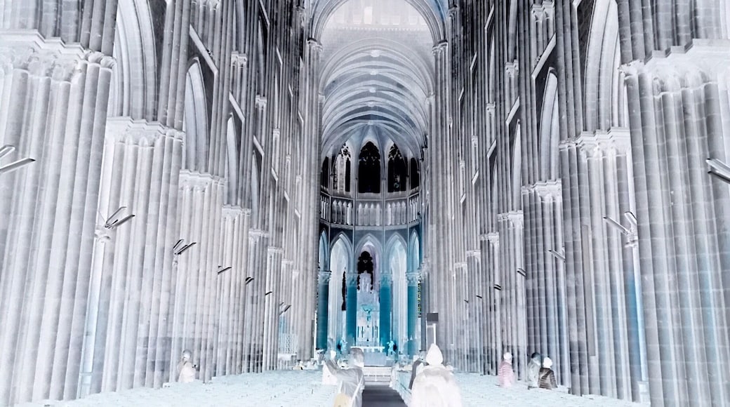 #Patterns The Nave of Rouen Cathedral is an 11- bay nave is early Gothic style.