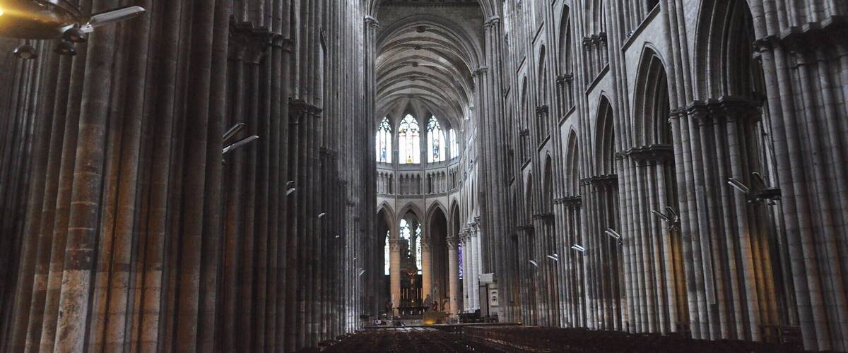 The famous cathedral of Rouen