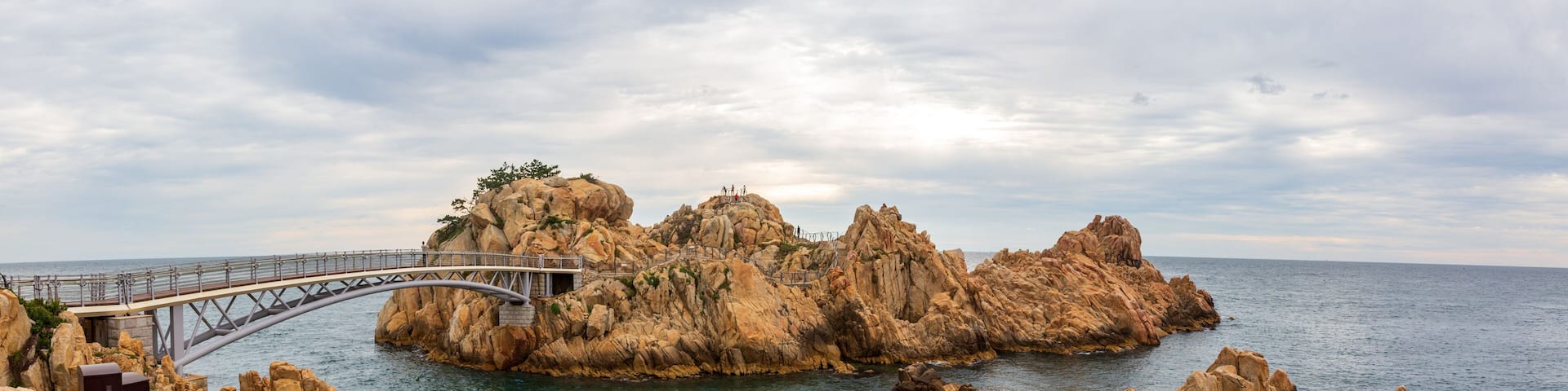 Morning view of Daewangam Park in Ulsan, North Gyeongsang Province, South Korea