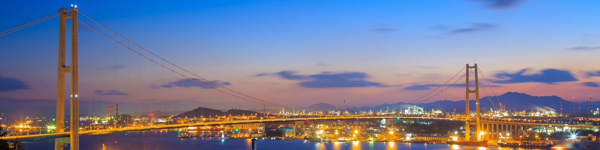 Ulsan Daegyo Bridge in Ulsan, South Korea