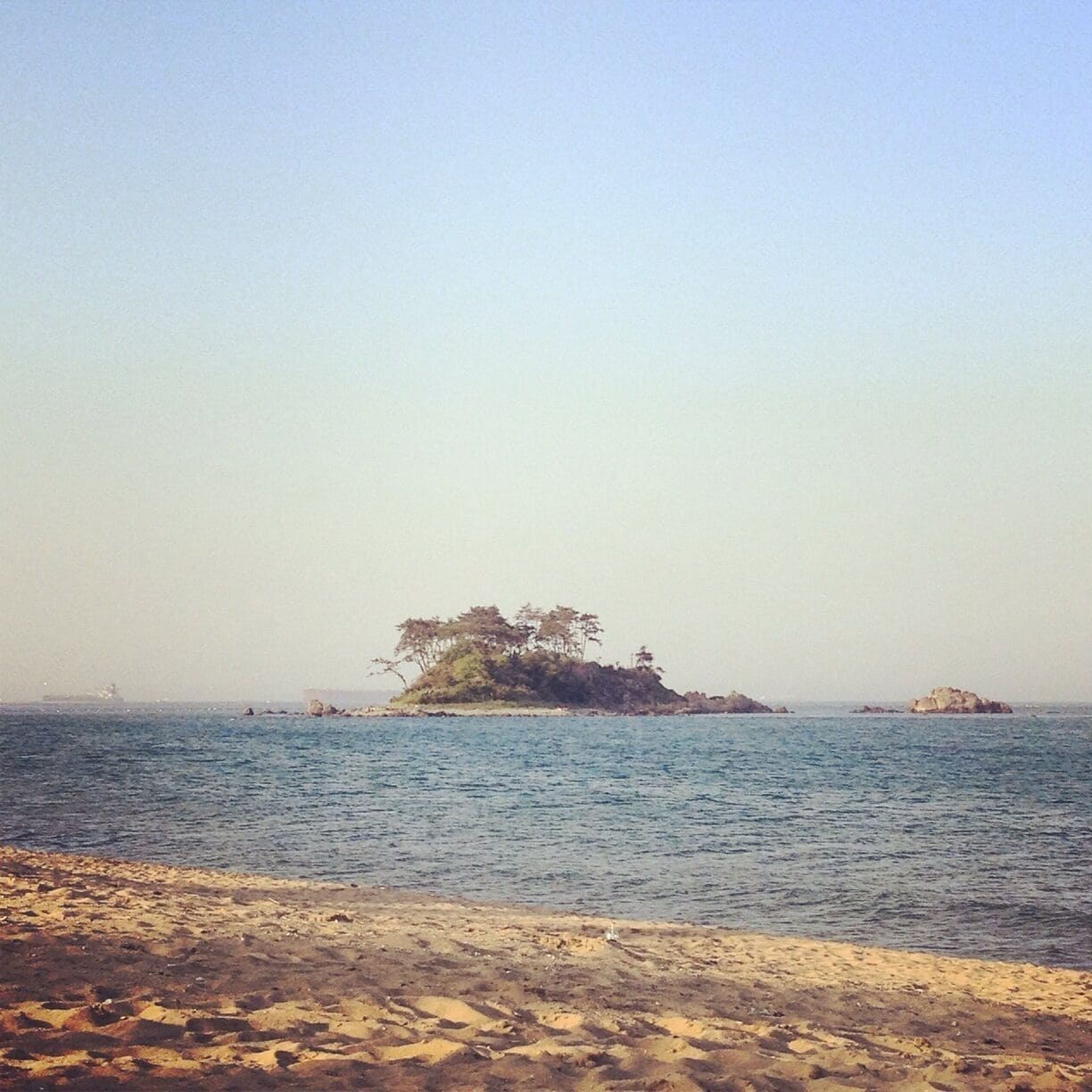 Jinha beach outside of Ulsan is a little paradise!