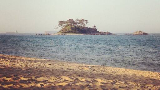 Jinha beach outside of Ulsan is a little paradise!