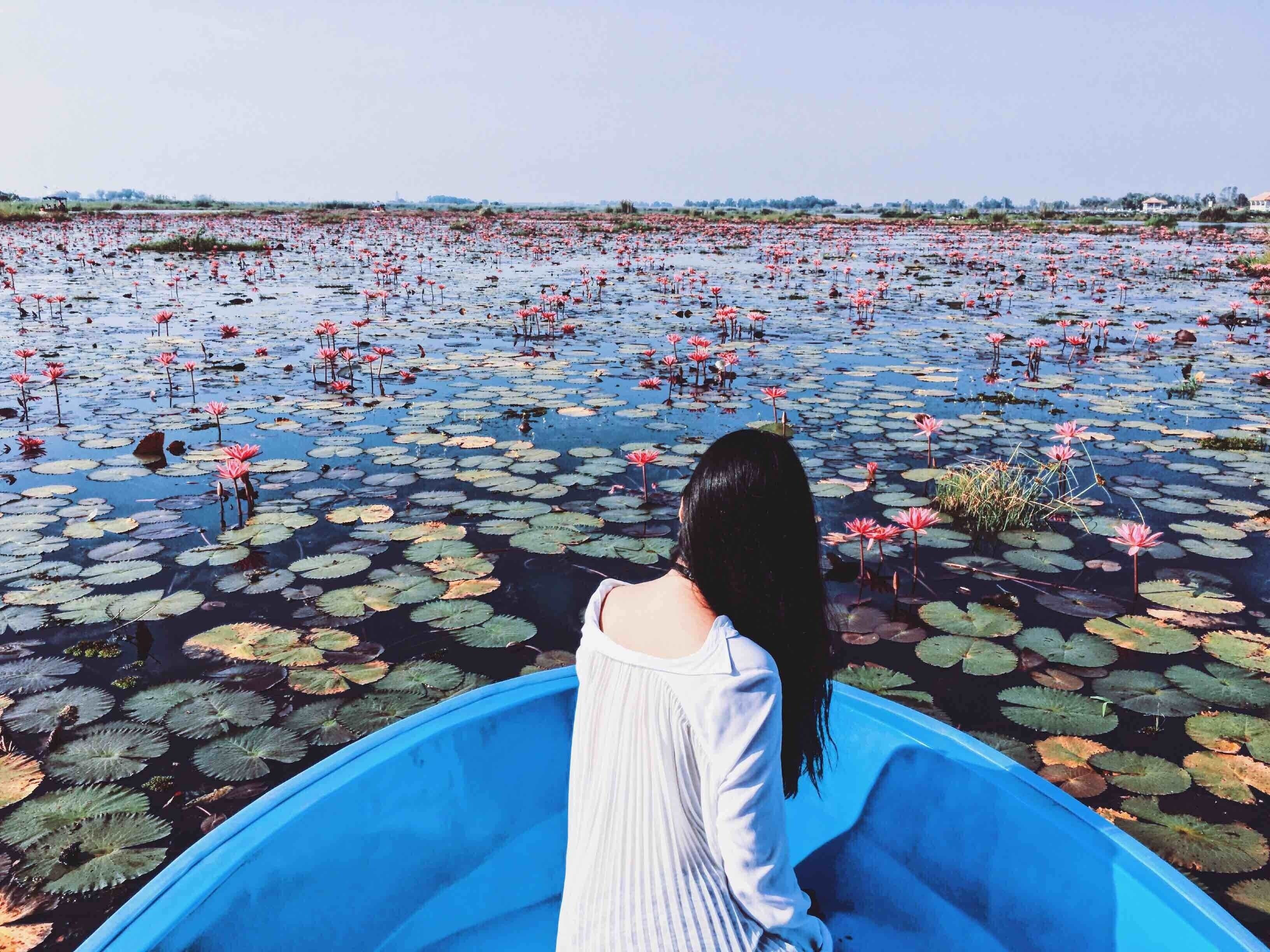 I’m not a morning person, but waking up 5 AM in the morning to catch the Red Lotus Flowers in full bloom was worth every second. 🌷Drifting through the river covered in pink flowers during the peaceful morning hours is one of the most romantic sceneries I’ve ever laid my eyes on. 
This month is about love, but most of all I wish to celebrate the love for nature and all the beauty it brings to us and how we should never take it for granted. 🌱💚

📍Khumphawapi, Udon Thani province, Thailand.

#LifeAtExpedia #LOVE #lotus #thailand