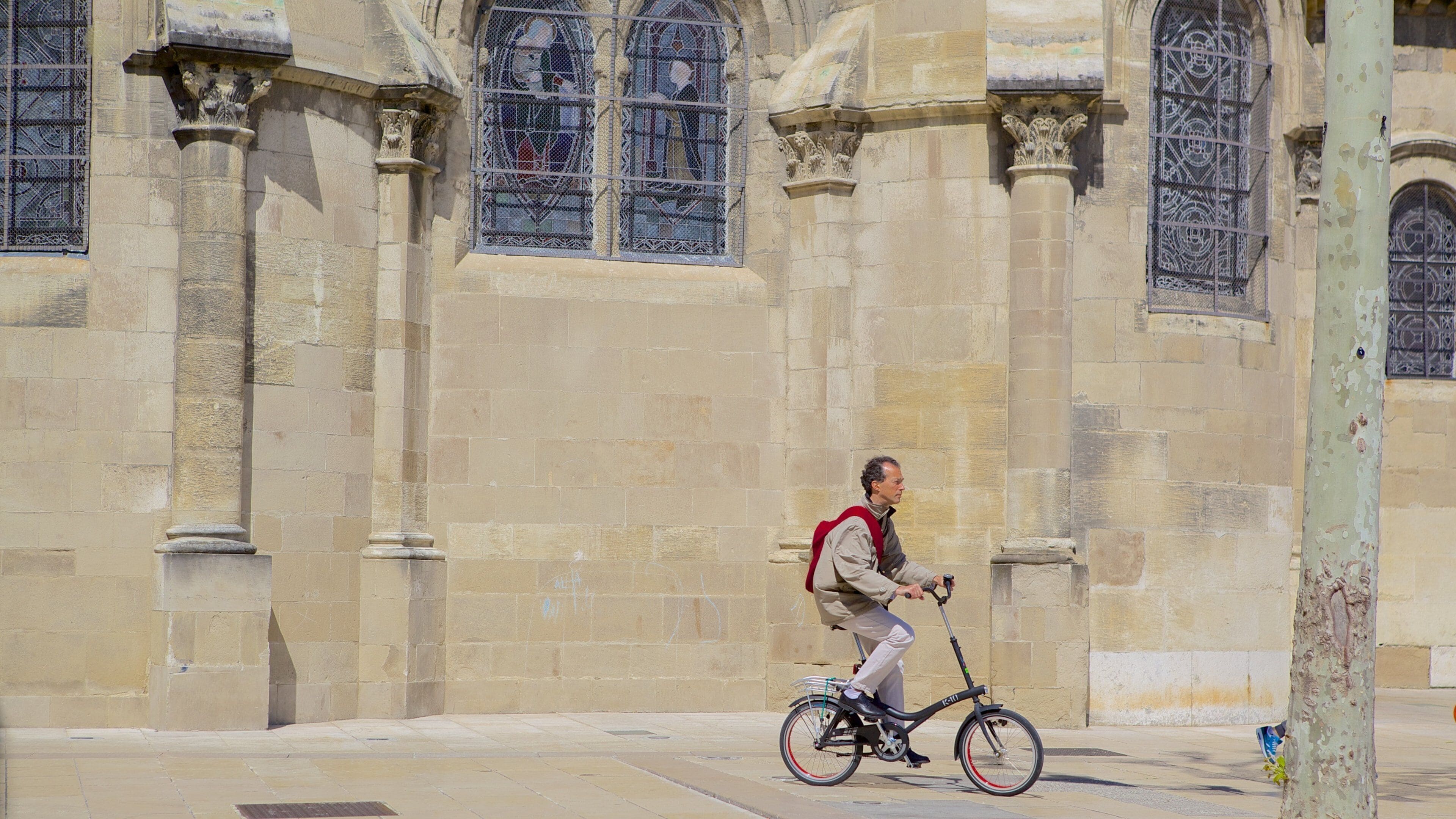 Valence which includes cycling and street scenes as well as an individual male