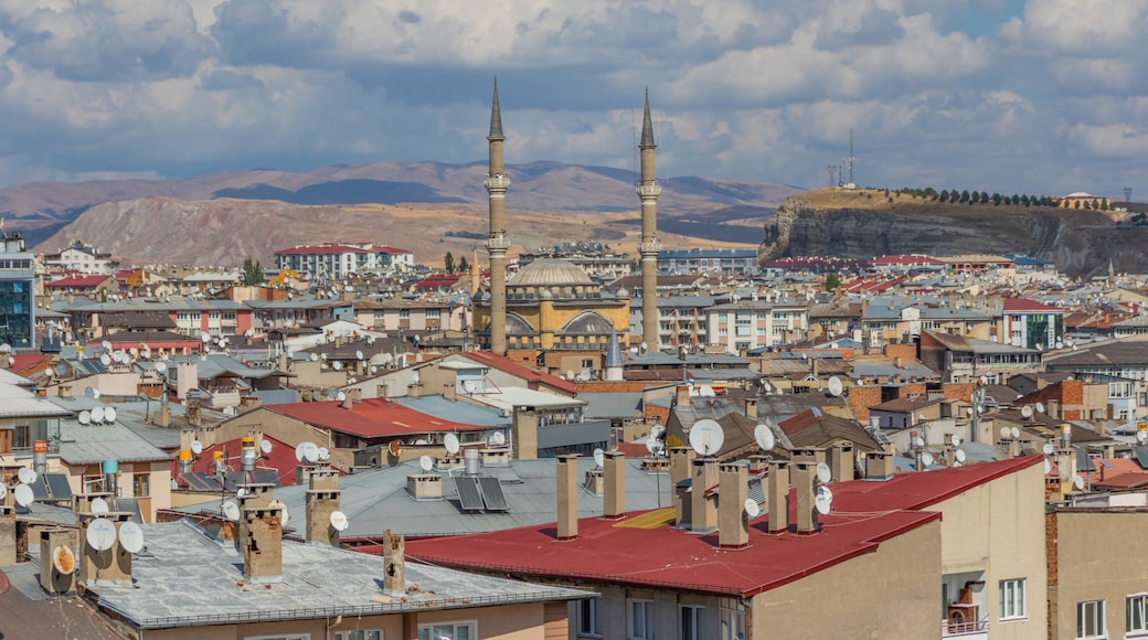 Sivas, Turkey - one of the main cities of Central Anatolia, Sivas is a popolar route between West and East of Turkey. Here in particular the city seen from the castle