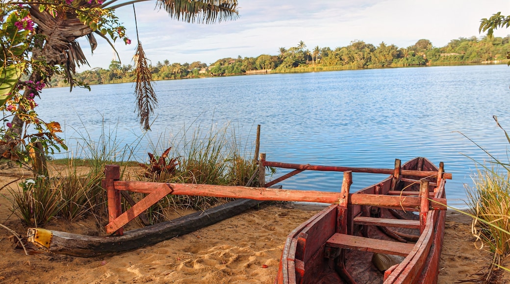 on the beautiful Pangalane riverbank