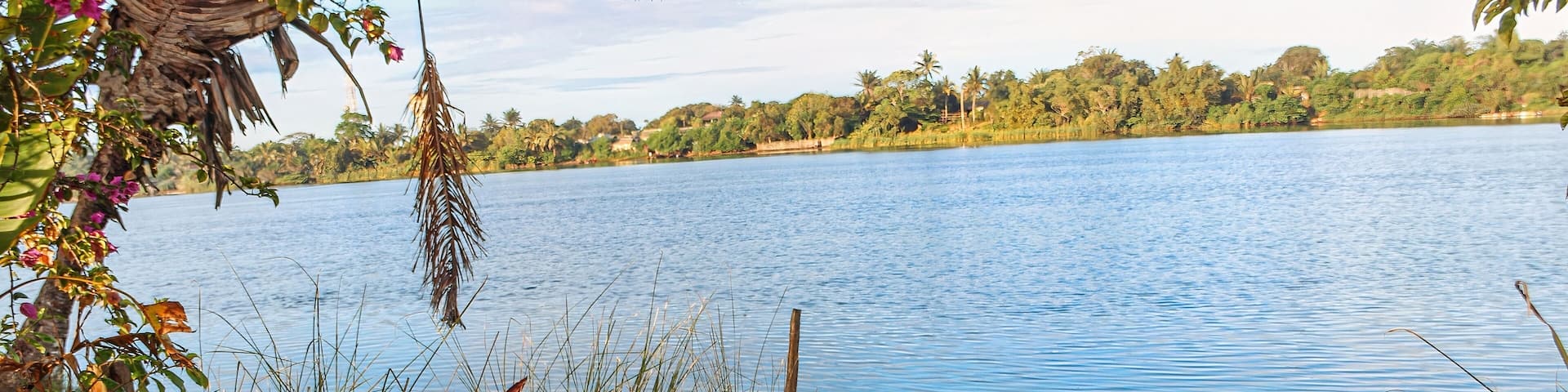 on the beautiful Pangalane riverbank