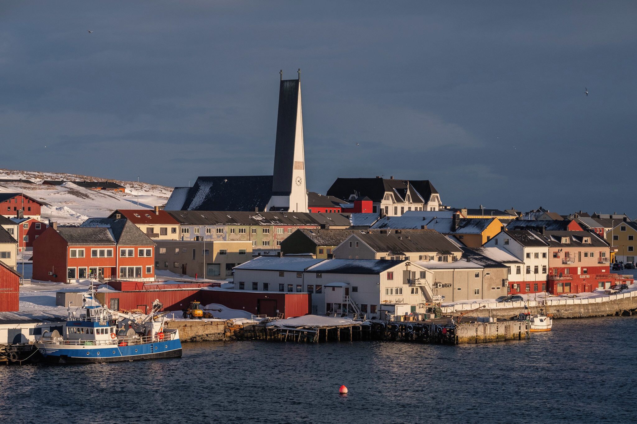 Beautiful little town on route with the Hurtigruten Polarlys ship.