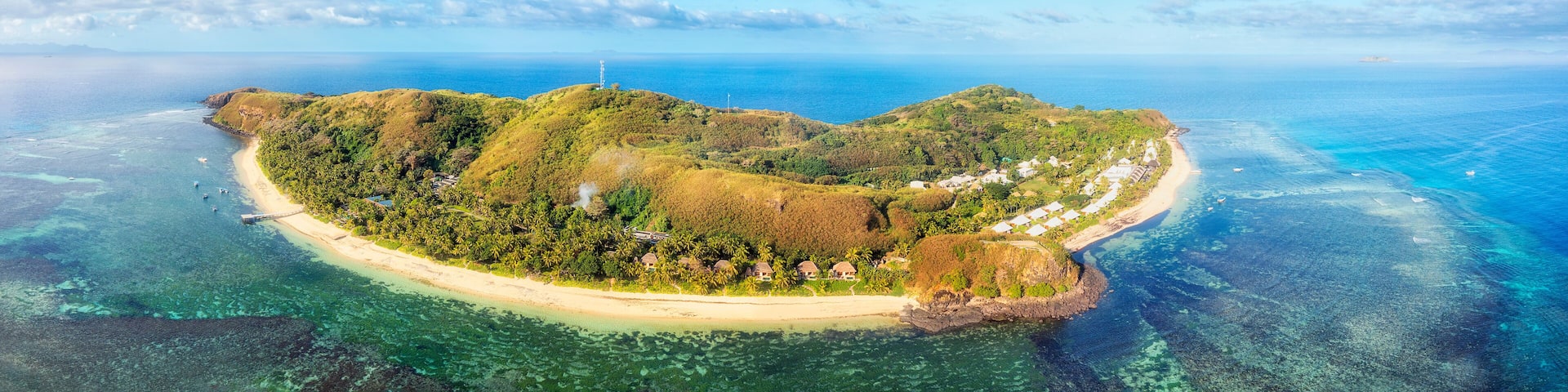 d Fiji Day 1 over island pan