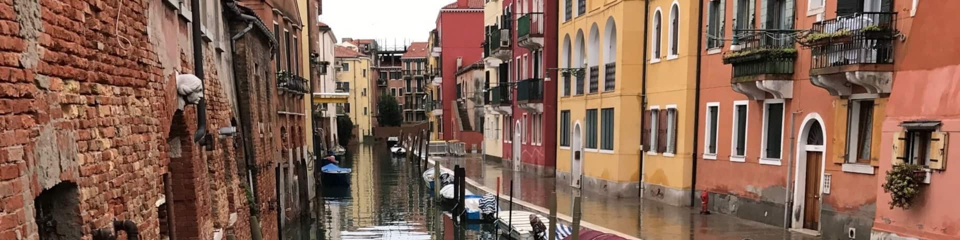 Guglie is a great little residential area with quiet canal streets. It was intimidating at first to find our way around but we didn't have any trouble.