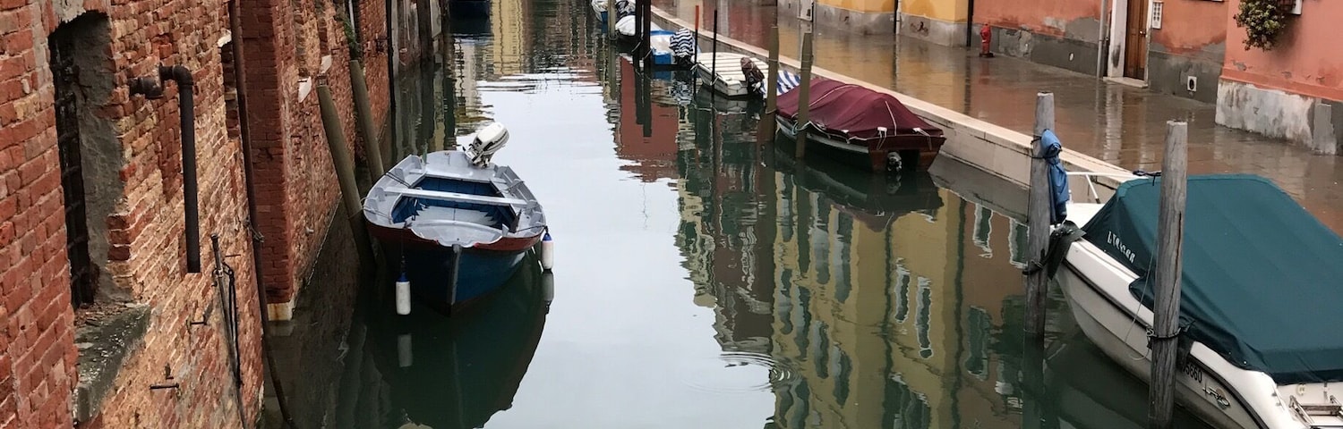 Guglie is a great little residential area with quiet canal streets. It was intimidating at first to find our way around but we didn't have any trouble.