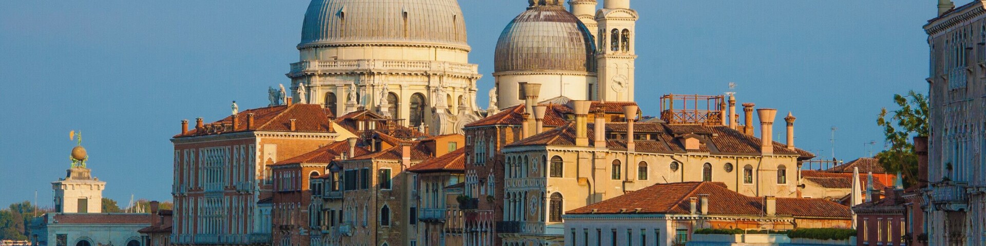 Basilica di Santa Maria della Salute Venice, from the Ponte dell'Accademia