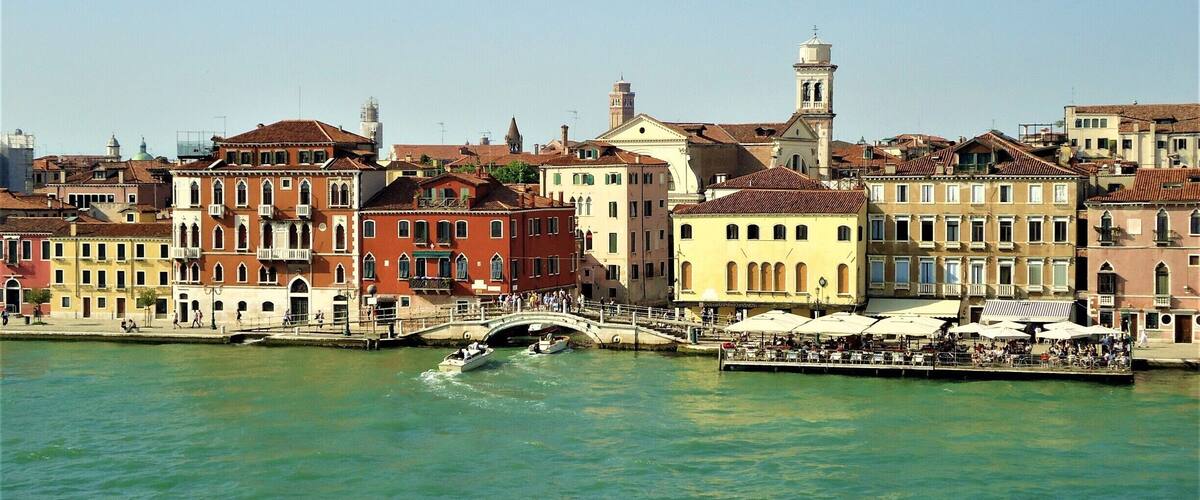 Another #Photo I couldn't resist taking as we sailed by at #Squero di San Trovaso #Venice #Italy 
#Mediterranean
#LifeatExpedia
#Blue
#Architecture
#Colorful
#Waterlust