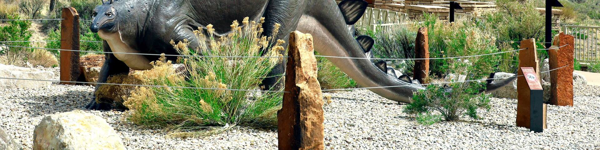 Visitors Center at the Utah entrance to Dinosaur National Monument near Vernal