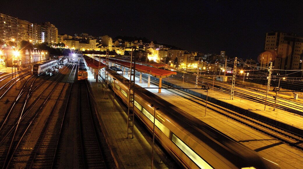 Train station Vigo UrzĂĄiz, Galicia, Spain