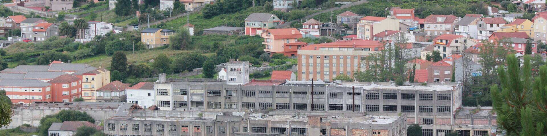 Abandoned factory of Santa Clara (belonging to the Álvarez Enterprises Group), in Vigo, Galicia, Spain.