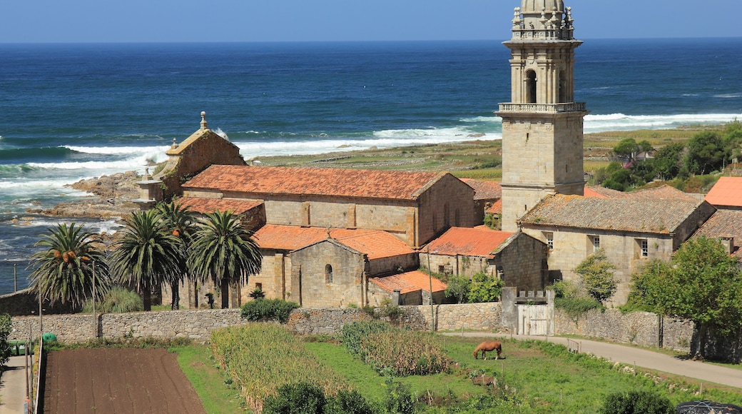 Santa Maria de Oia, Monastery. Municipality of Oia, Pontevedra, Galicia