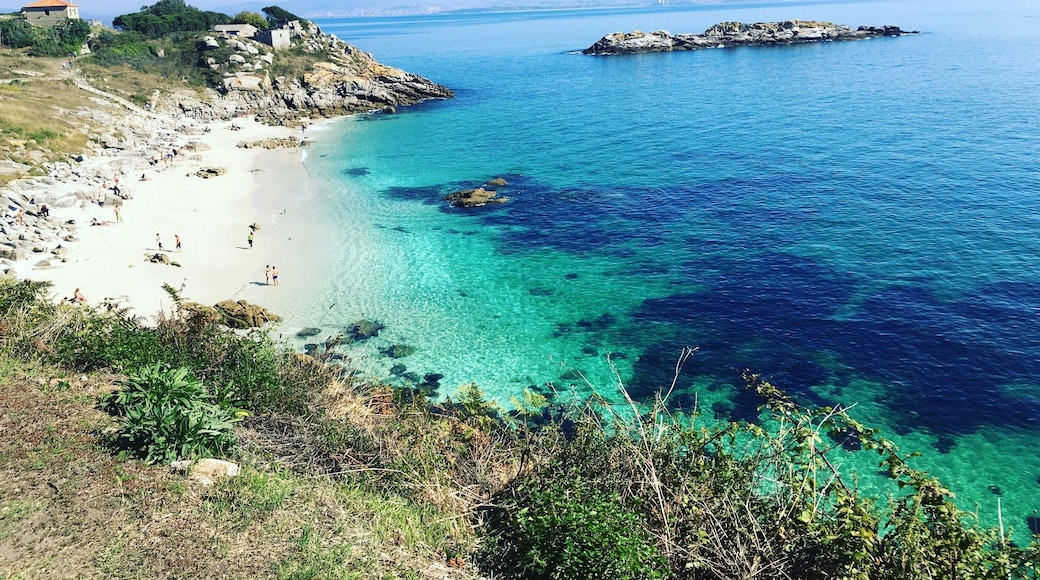 Beautiful clear and crisp beach waters in the beginning of October.