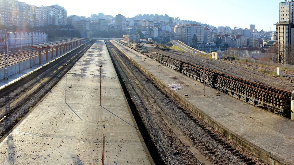 Retirada Vias de la antigua Estación de Vigo