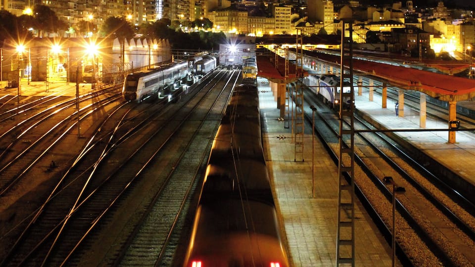 Train station Vigo Urzáiz, Galicia, Spain