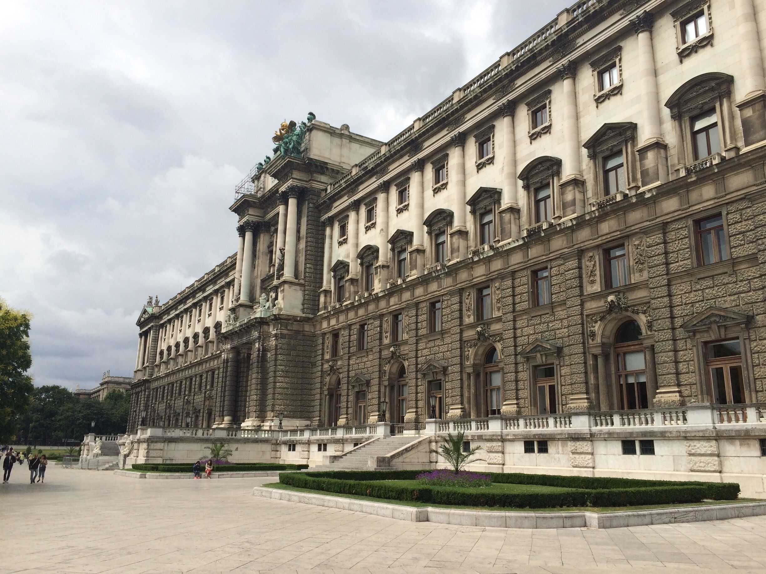 Wien, Austria...this architecture was one of the one that impressed me the most...The Burggarten is a former palace garden, located near the Hofburg, the imperial palace of the Habsburg monarchs. Today it is a pleasant public park with a number of statues and an elegant palm house.
