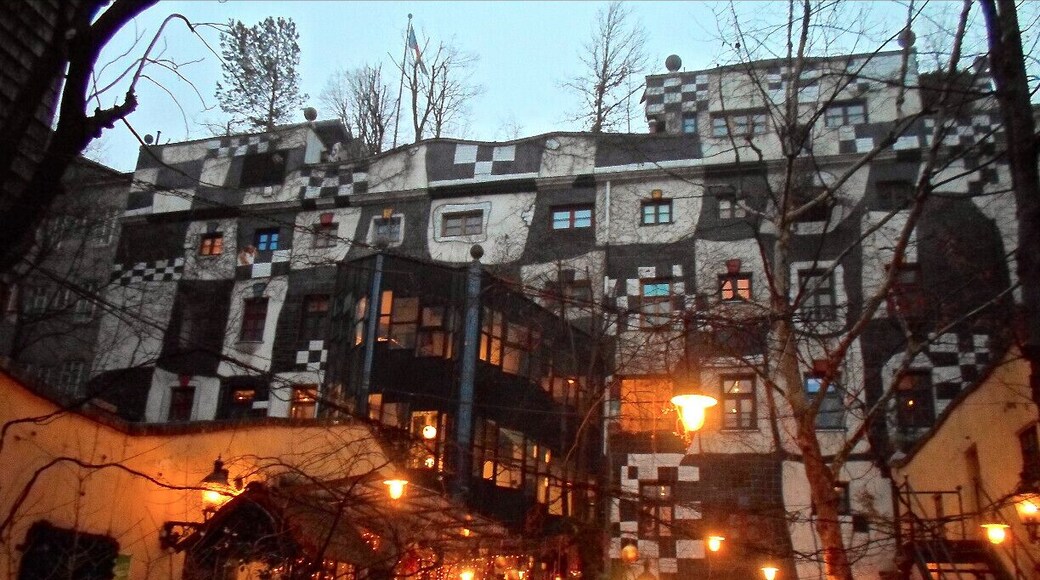 #TroveOn Backyard of the KunstHaus (art museum). The building is an incredible work of art in itself!