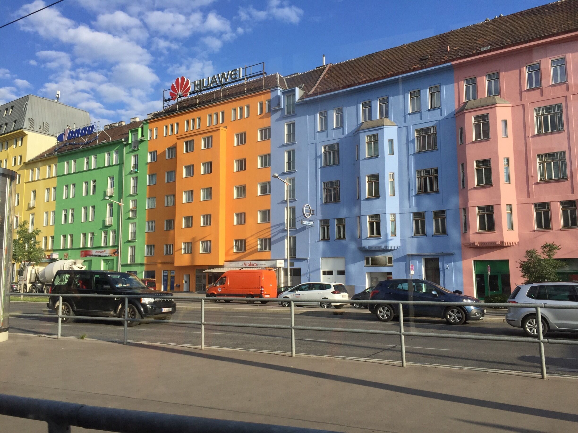 Immeubles colorés à Wien