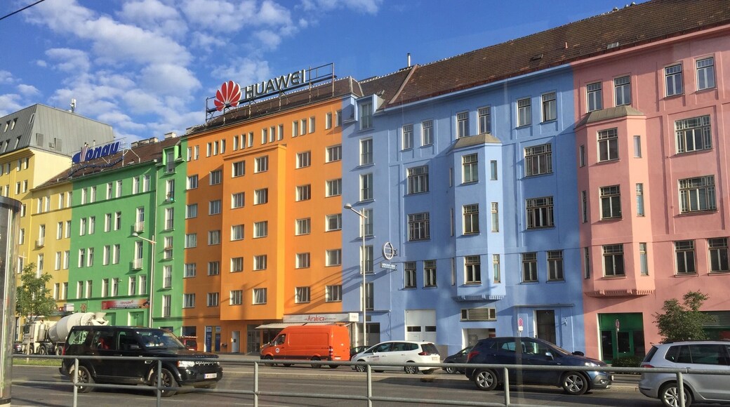 Immeubles colorés à Wien