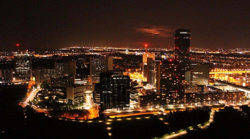Nighttime view of Vienna.