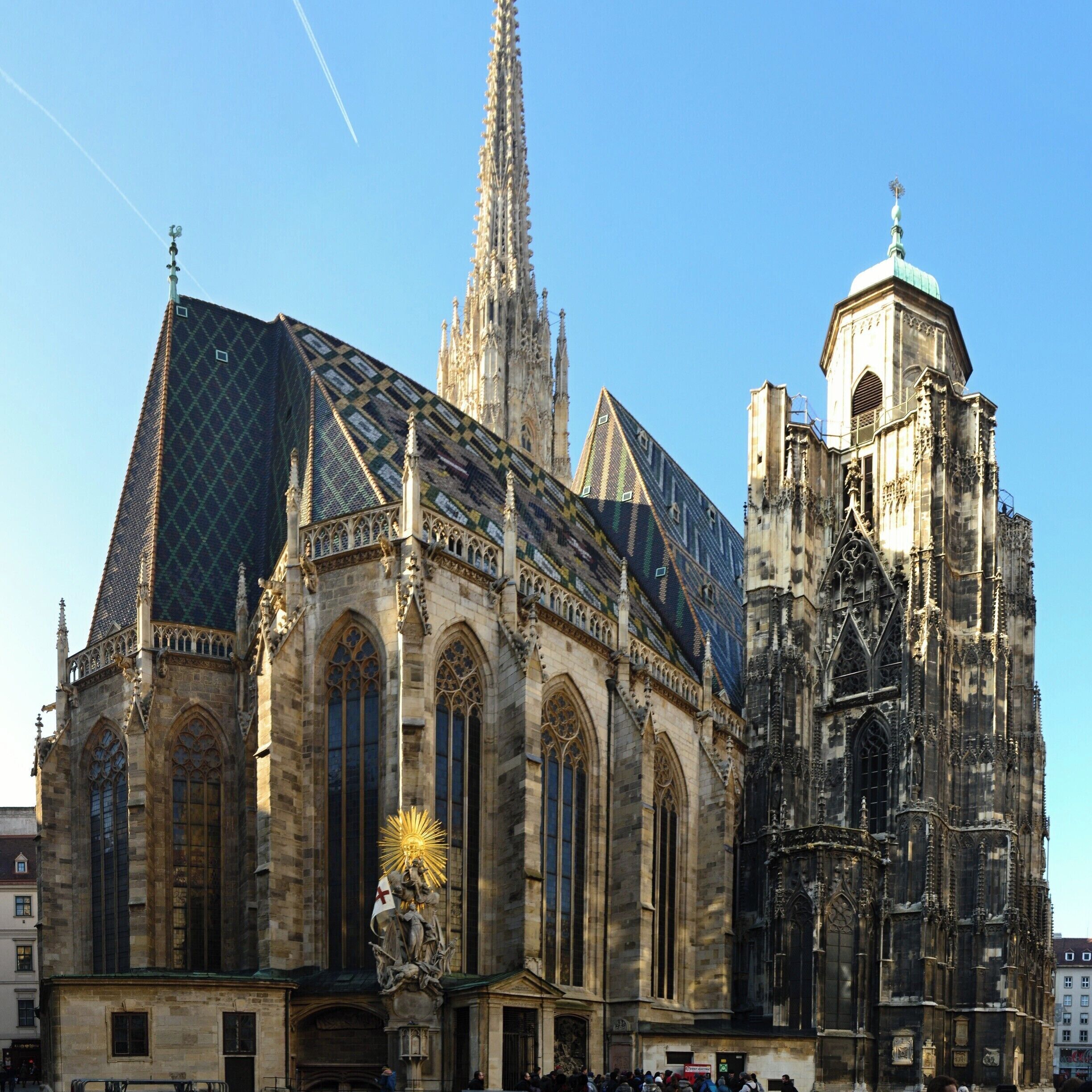 You cannot miss the St. Stephen's Cathedral in Wien (because it's huge).