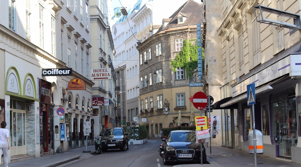 Inneren Stadt in Wien, very close to the Jewish neighborhood.