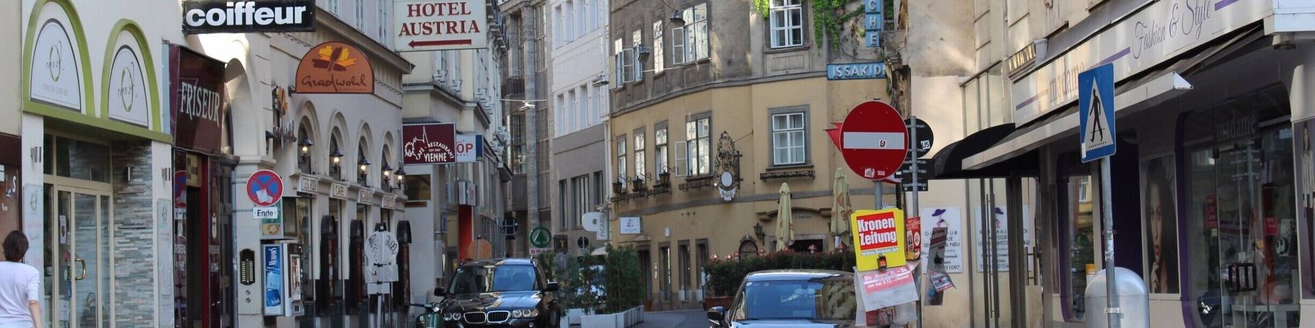 Inneren Stadt in Wien, very close to the Jewish neighborhood.