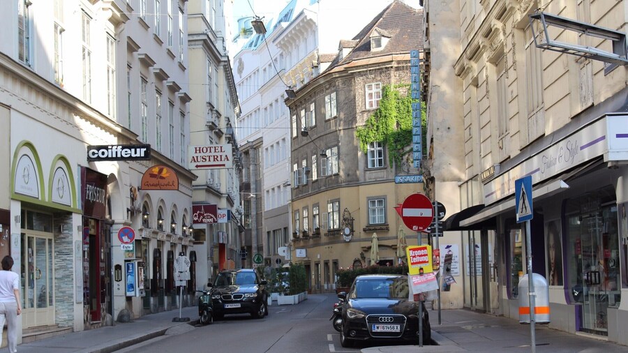 Inneren Stadt in Wien, very close to the Jewish neighborhood.