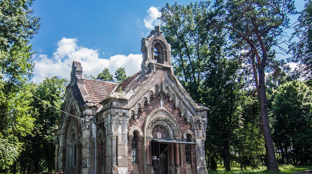 Former crypt of Potocki family in Pechera, Vinnytsya oblast, Ukraine. Church of Saint Anrii Bobulya. Wladyslaw Horodecki is architect