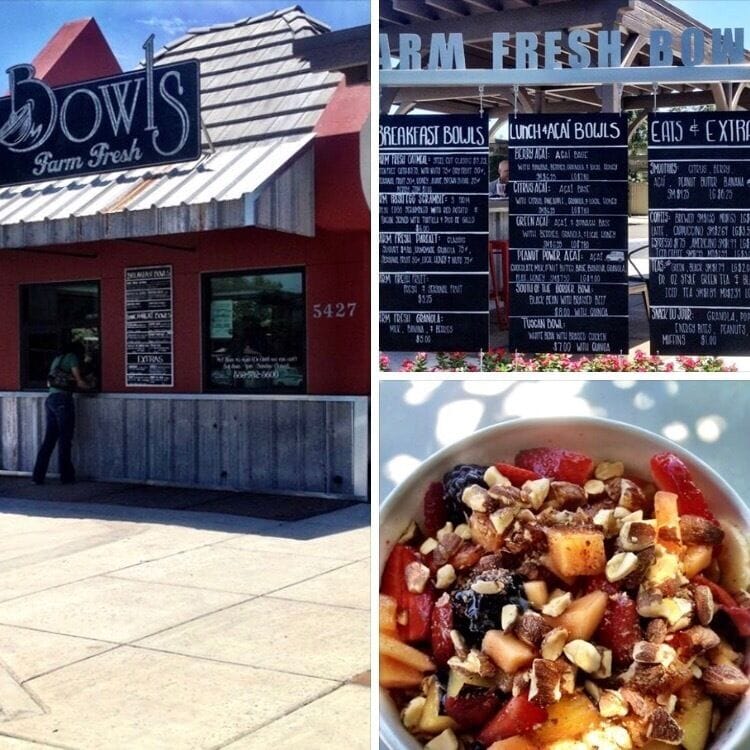 I've been coming here for 4 yrs now. Everything is made from fresh ingredients. I get the egg scramble or my all time favorite Berry Acai bowl with caramelize granola and chopped fresh fruit it's so refreshing. 

https://www.farmfreshbowls.com