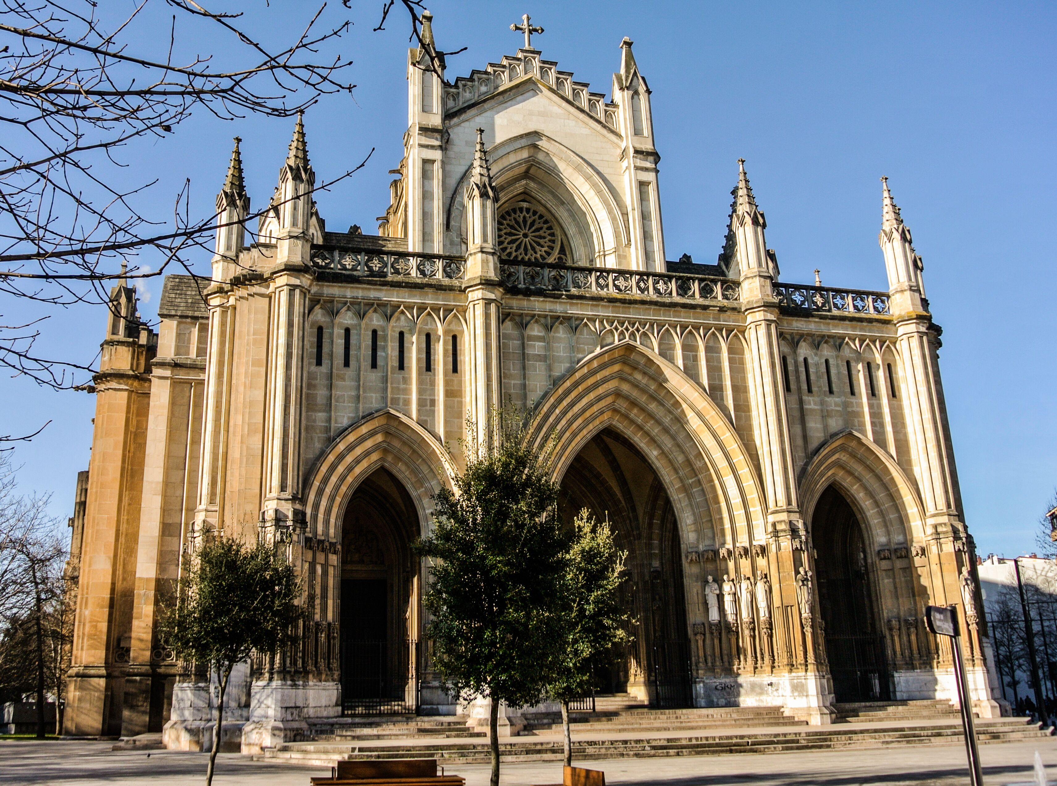 The new Cathedral in Vitoria, Spain